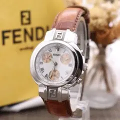 稼働☆フェンディ 腕時計 フォーエバー 1200L ピンクシェル 4Pダイヤ