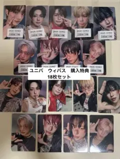 &TEAM ユニバ　ウィバス　購入特典　18枚セット Back to life