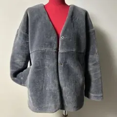 値下げ　NICOLE CLUB フリースジャケット グレー