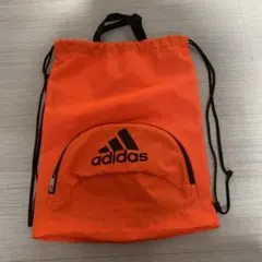 adidas オレンジ サッカーボールバッグ