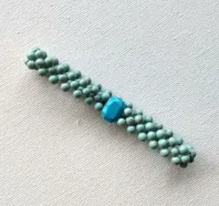 ブレスレット　ターコイズ(練り)　バンドタイプ