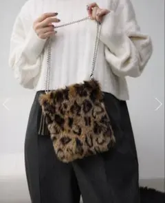 AZUL by moussy▶︎ヒョウ柄バッグ