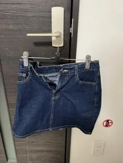 濃紺デニムミニスカート Mサイズ