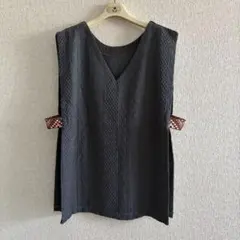 チチカカ ベスト ニット グレー リバーシブル 2way 新品 ジレのサムネイル