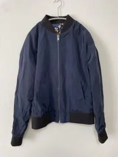 リバーシブル　MA-1 フライトジャケット　紺色のサムネイル