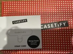 CASETIFY ストラップカード ゴールド