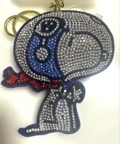 PEANUTS スヌーピー ラインストーン キーホルダー