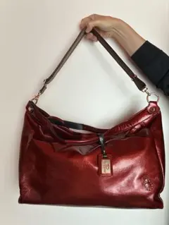 ペレボルサ、エナメルバッグ、赤のサムネイル