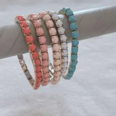 ブレスレット ☆ カラフル 5連