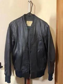 St. Persimmon ブラック レザージャケット M