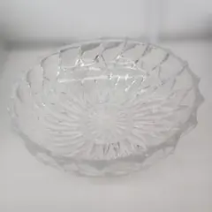 【い74】ホヤ　ガラス製 鉢 ボウル 菓子鉢 デザートボウル