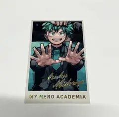 僕のヒーローアカデミア ヒロアカ 原画展　メモリアルコレクション箔押し 緑谷出久