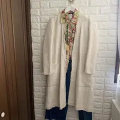 ZARA ツイードロングジャケット