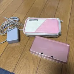ニンテンドー3DS ピンク 本体 充電器付き MARIO3DLAND付き