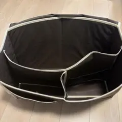 仕切り付き 紙袋収納ケース ブラウン