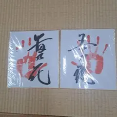 先代 若乃花 貴乃花 サイン色紙 手形 - メルカリ