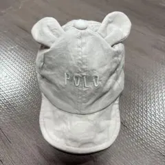 POLO ベビー帽子 耳付き 42cm
