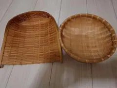 竹製 ざる 2点セット