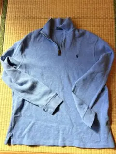 Polo Ralph Lauren ライトブルー ハーフジップアップ XL