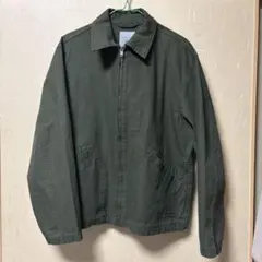 ユニクロ　UNIQLO ジップアップブルゾン　カーキ
