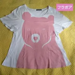 《 フラボア 》クマ柄 AラインTシャツ❣️のサムネイル