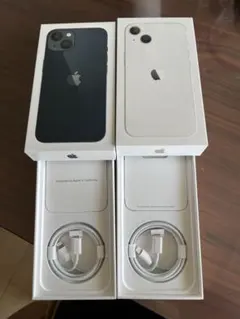 iPhone13 ホワイト ブラック各1個　2個セット
