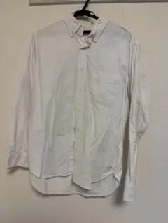 【定価2,490】GU ボタンダウンシャツ ホワイト
