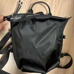 LONGCHAMP ブラック ナイロンリュック