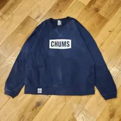 ★Lサイズ★ CHUMS チャムス スウェット デカロゴ トレーナーのサムネイル