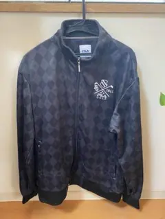 FILA ゴルフウェア　ブルゾン　メンズ　ブラック　LL