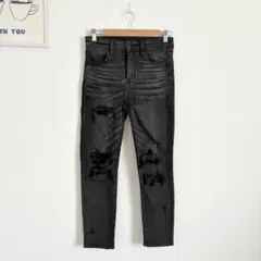 アメリカンイーグル　ダメージ加工　スキニーデニムパンツ　ストレッチ◎ カジュアル