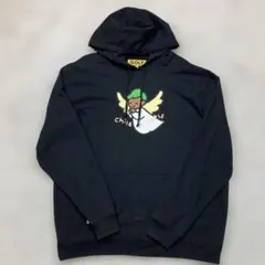 極美品 ゴルフワン パーカー オーバーサイズ XLサイズ相当 黒 エンジェル