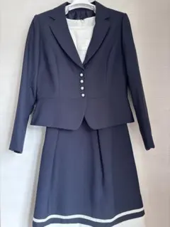 ネイビー ホワイト スーツセット