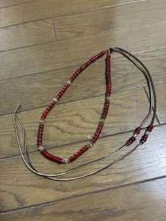 ANNIKA INEZ ウッドビーズ ネックレス シルバー925チャーム付 - メルカリ