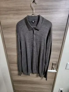 UNIQLO ポロシャツ XXL ダークブラウン