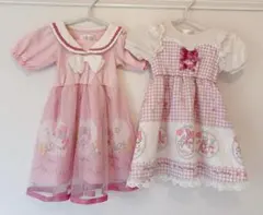 マジョリカ　サンリオコラボ　マイメロ　ワンピース2枚セットのサムネイル