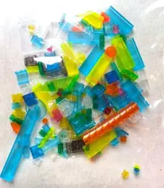 【レゴ150g】キラキラ！クリアのレゴ宝石みたい！海、氷の神殿アナ雪アリエル