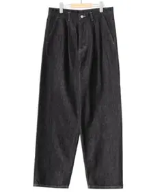 Colorfast Denim Two Tuck Tapered Pants