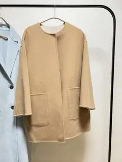 UNITED ARROWS WOMEN バイカラー リバー ミドルコート