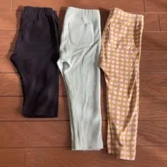 【最終値下げ】ユニクロ レギンス パンツ 90サイズ 3点セット