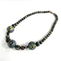 アンティーク蜻蛉玉ネックレス 新品未使用25万円のお品