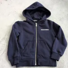 DSQUARED2 ネイビー フード付きパーカー　6Y