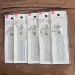 銀テープ用キーホルダー 5個セット DAISOのサムネイル