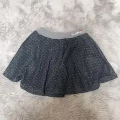 ネイビードット柄 スカート