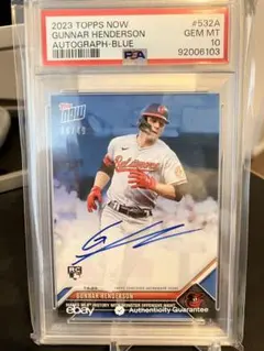 2023 Topps Now Gunnar Henderson Auto