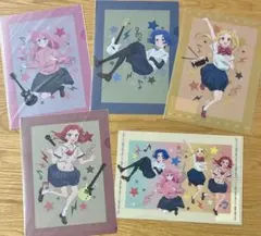 ぼっち・ざ・ろっく！展　結束バンド　クリアファイル　全5種セット