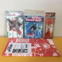 男鹿アキタ（×4点セット）シンカリオン　アクリルキ－ホルダー手ぬぐいスプーン