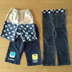 ハーフパンツ ＆ レギンス 3点セット