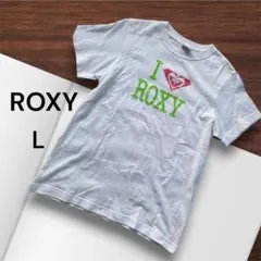 ROXY ロキシー 半袖 Tシャツ ホワイト L ロゴプリントのサムネイル