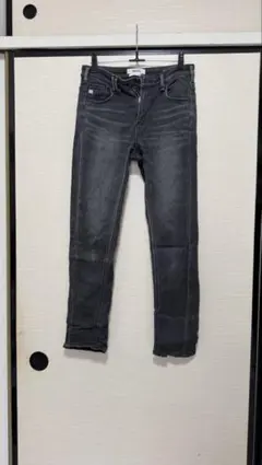 SOMETHING BODY FIRE 暖パン スキニーデニム W26 日本製